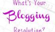 Quel est votre résolution Blogging Pour 2013?