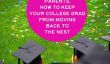 Retour à la Nest: Comment garder votre College Grad d'avoir à se déplacer à domicile