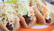 Bacon Wrapped Hot Dogs Avec Coleslaw