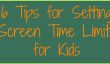 6 conseils pour fixer des délais d'écran pour les enfants