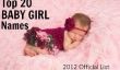 Top 20 noms de bébé de l'année 2012: LISTE OFFICIELLE!
