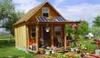 Comment construire un 14 × 14 Cabin solaire pour moins de $ 2000