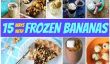 15 Actualisation des façons de profiter de bananes congelés