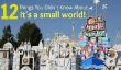 12 choses que vous ne saviez pas sur ses un petit monde à Disneyland
