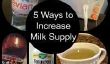 5 façons je l'ai augmenté mon approvisionnement de lait en une semaine