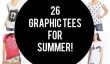 26 T-shirts graphiques pour l'été