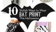 Élégant 10 façons de porter Bat Imprimer cette Halloween