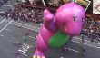 La Journée Barney le dinosaure Décédé à Thanksgiving Day Parade de la Macy
