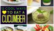 12 façons cool de manger un concombre