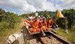Les trains de bambou du Cambodge