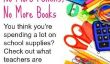 No More Crayons, plus de livres: Enseignants payer plus de leur poche pour les fournitures scolaires