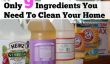 Les Seuls 9 ingrédients nécessaires pour nettoyer votre maison