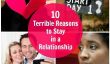 10 raisons terrible à rester dans une relation