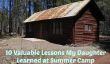 10 leçons précieuses apprises ma fille au camp d'été