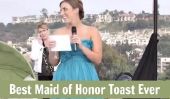 Peut-être Le Meilleur Maid of Honor Toast jamais [Vidéo]