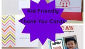 Pratique Gratitude: Kid-Friendly vous remercient des cartes