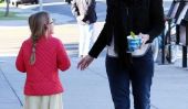 Jennifer Garner prend Violet Pour Frozen Yogurt dans le froid glacial!  (Photos)
