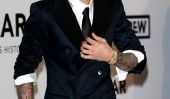 Justin Bieber: Chanteur Coups Près de piétons après Riding moto sur Trottoir
