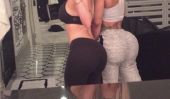 Kim Kardashian Selfie corps: KK est de retour en forme!  Sexy photo à la Gym révèle estomac Virage et Butt