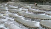 Blanc Terrasses eau de Shangri-la, Chine
