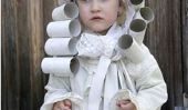 Halloween Costume DIY: toilettes Rollhead papier perruque