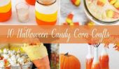 10 Halloween de bonbons au maïs Artisanat