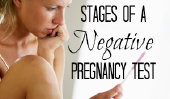 Les 7 étapes de voir un test de grossesse négatif
