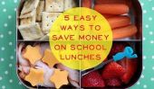 5 moyens faciles d'économiser sur les repas scolaires