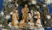 Scènes de la Nativité même construire - une idée pour les enfants