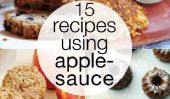 15 délicieuses recettes Utilisation de compote de pommes