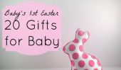 1er Pâques du bébé: 20 cadeaux pour le panier de Pâques