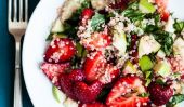 Blanche-Neige et le Prince Charmant True Love Strawberry Salade de quinoa et vinaigrette au citron