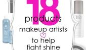Lutte service!  Maquillage artistes partagent leur favori produits matifiants