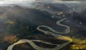 Les méandres du fleuve Alatna en Alaska