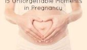 15 des moments inoubliables dans la grossesse
