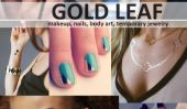 Comment porter Gold Leaf | Maquillage, Nails, Body Art & Faux Bijoux