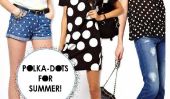 Polka Dots-: déclaration de prise de Summer-parfait