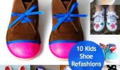 10 façons amusantes de remodeler Chaussures enfants