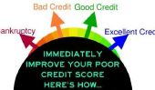 Comment faire pour améliorer immédiatement votre mauvaise cote de crédit