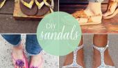 10 Sandales de bricolage pour l'été