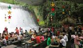 Waterfall Restaurant de Villa Escudero aux Philippines