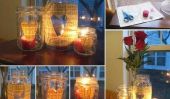 Fête des bougies pot de bricolage Saint-Valentin