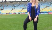 Shakira Breaks Social Media disque: Chanteur de 8 pour cent de de Like 'utilisateurs actifs de Facebook "La La La (Brésil 2014)