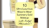 10 façons de luxe à porter de l'or Maquillage
