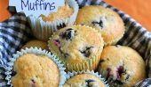 Faire fondre-dans-votre-bouche Muffins Blueberry compote de pommes