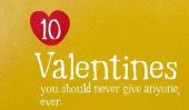 10 Cartes de Grande-Valentin Vous ne devriez jamais donner à quiconque