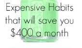 10 Solutions à bas prix à des habitudes chères qui vous fera économiser 400 $ par mois