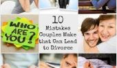 10 erreurs couples font qui peuvent conduire au divorce