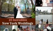 Seulement à New York: 25 Tirs incroyables de Gotham Mariages