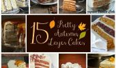 15 Gâteaux Pretty couche d'automne
